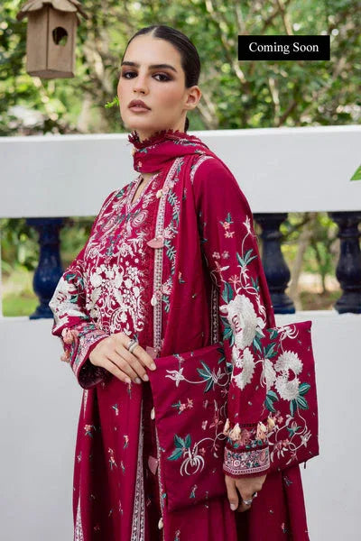 Marjjan | Lovella Winter 25 |MEV-46 A (REDDISH) - Aqsa Fabrics
