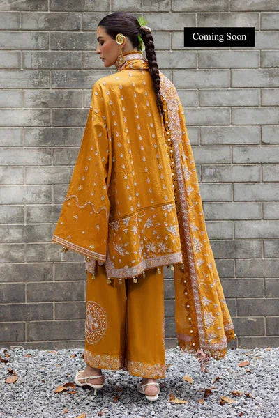 Marjjan | Lovella Winter 25 |MEV-45 A (MUSTARD) - Aqsa Fabrics
