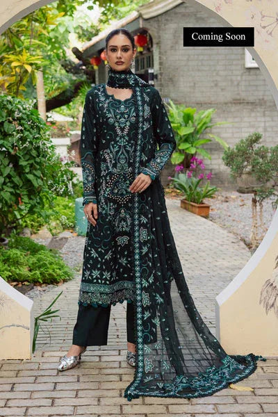 Marjjan | Lovella Winter 25 | MEV-45 B (GREEN) - Aqsa Fabrics