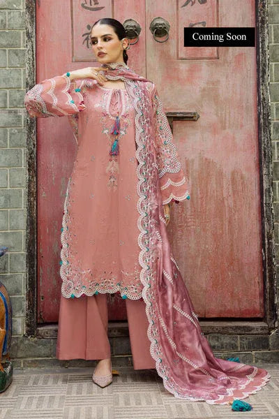 Marjjan | Lovella Winter 25 | MEV-47 A (PINK) - Aqsa Fabrics
