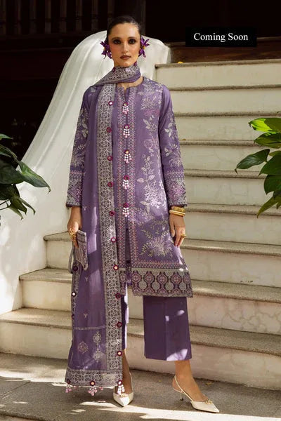 Marjjan | Lovella Winter 25 | MEV-48 B (LIGHT PURPLE) - Aqsa Fabrics