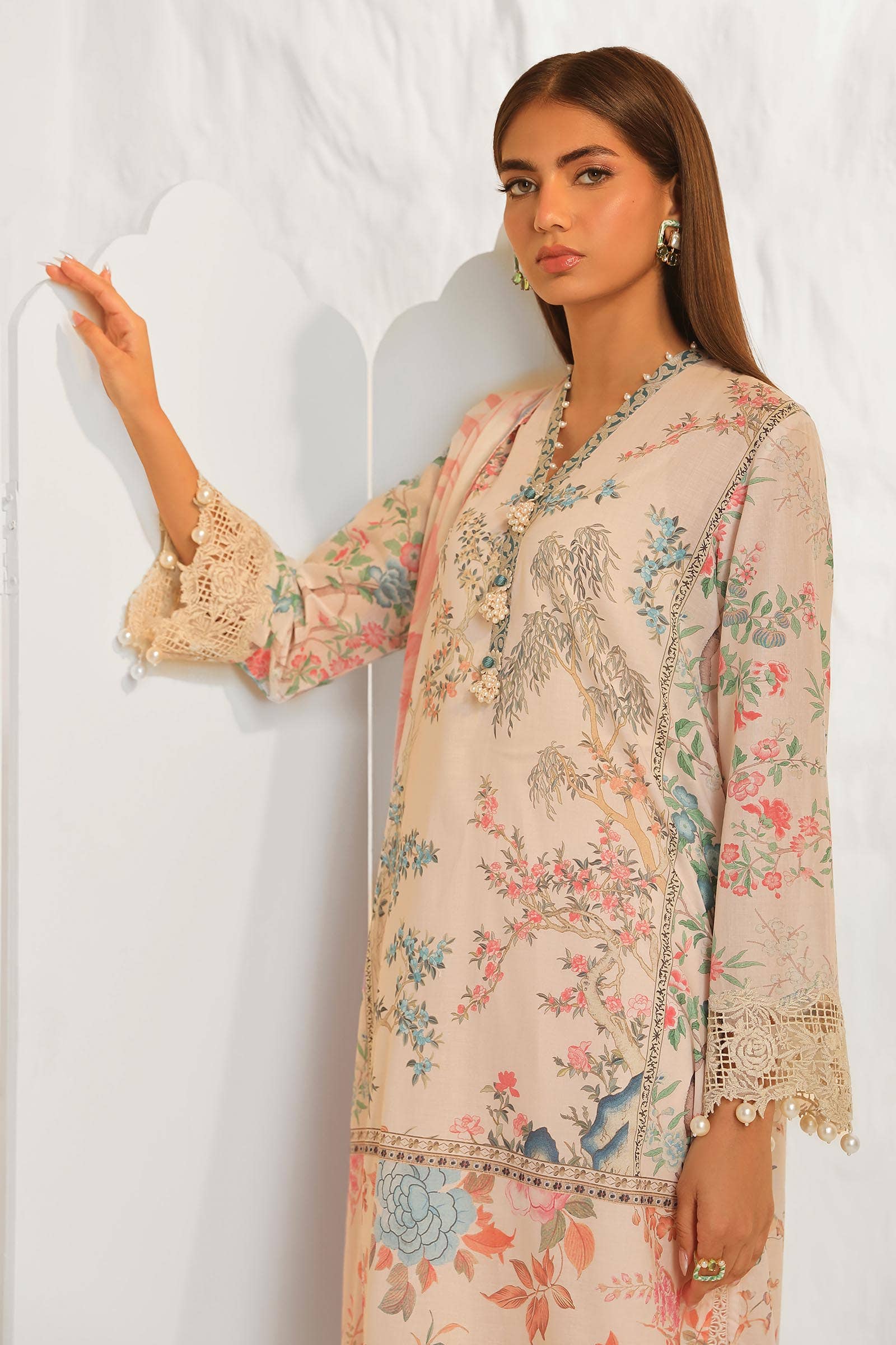 Sana Safinaz | Muzlin Summer 24 | 001A-CI - Aqsa Fabrics
