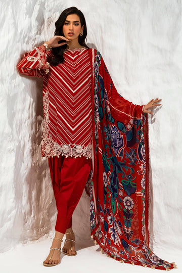 Sana Safinaz | Muzlin Summer 24 | 002A-CI - Aqsa Fabrics