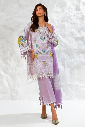 Sana Safinaz | Muzlin Summer 24 | 007A-DG - Aqsa Fabrics