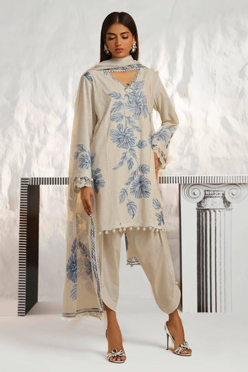 Sana Safinaz | Muzlin Summer 24 | 011A-CT - Aqsa Fabrics