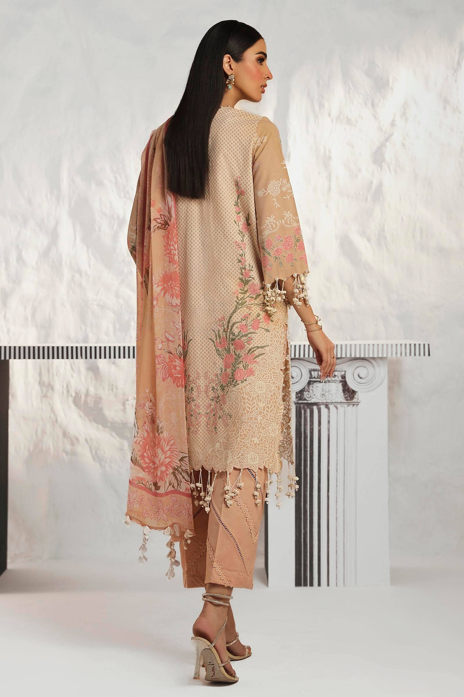 Sana Safinaz | Muzlin Summer 24 | 012B-CJ - Aqsa Fabrics