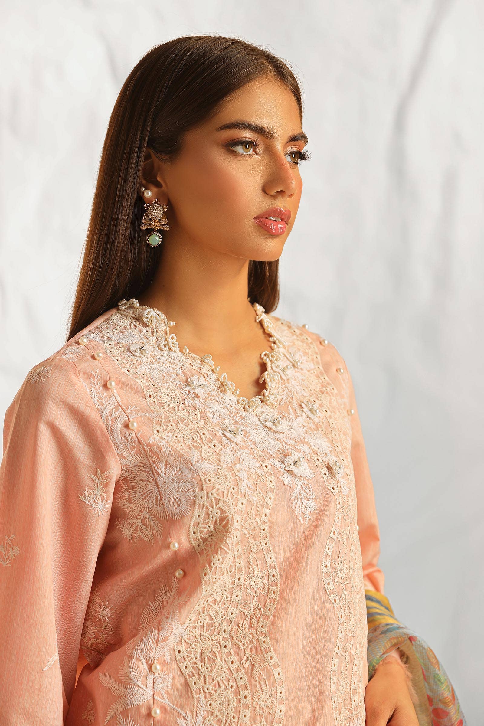 Sana Safinaz | Muzlin Summer 24 | 013A-DH - Aqsa Fabrics