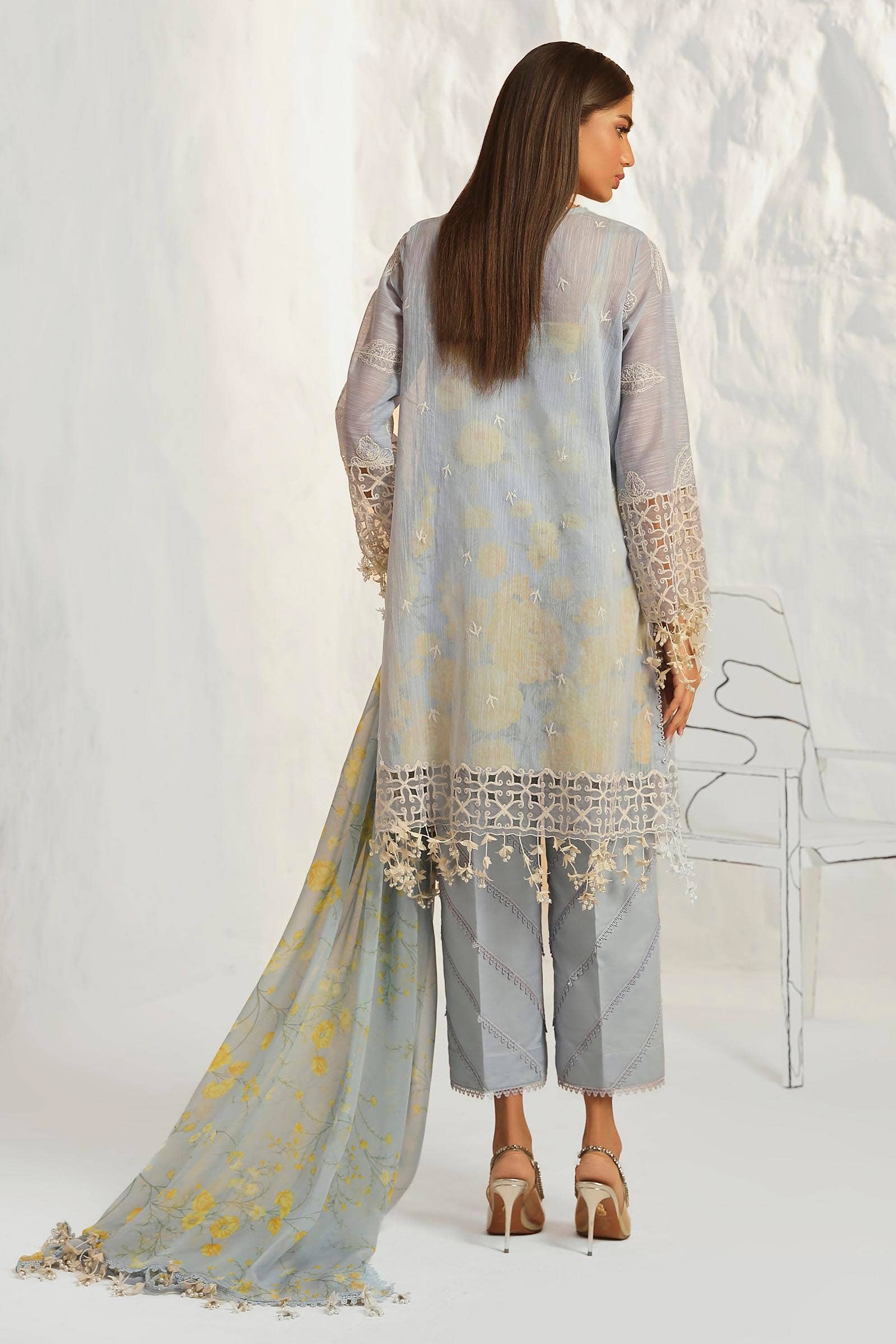 Sana Safinaz | Muzlin Summer 24 | 016A-CJ - Aqsa Fabrics