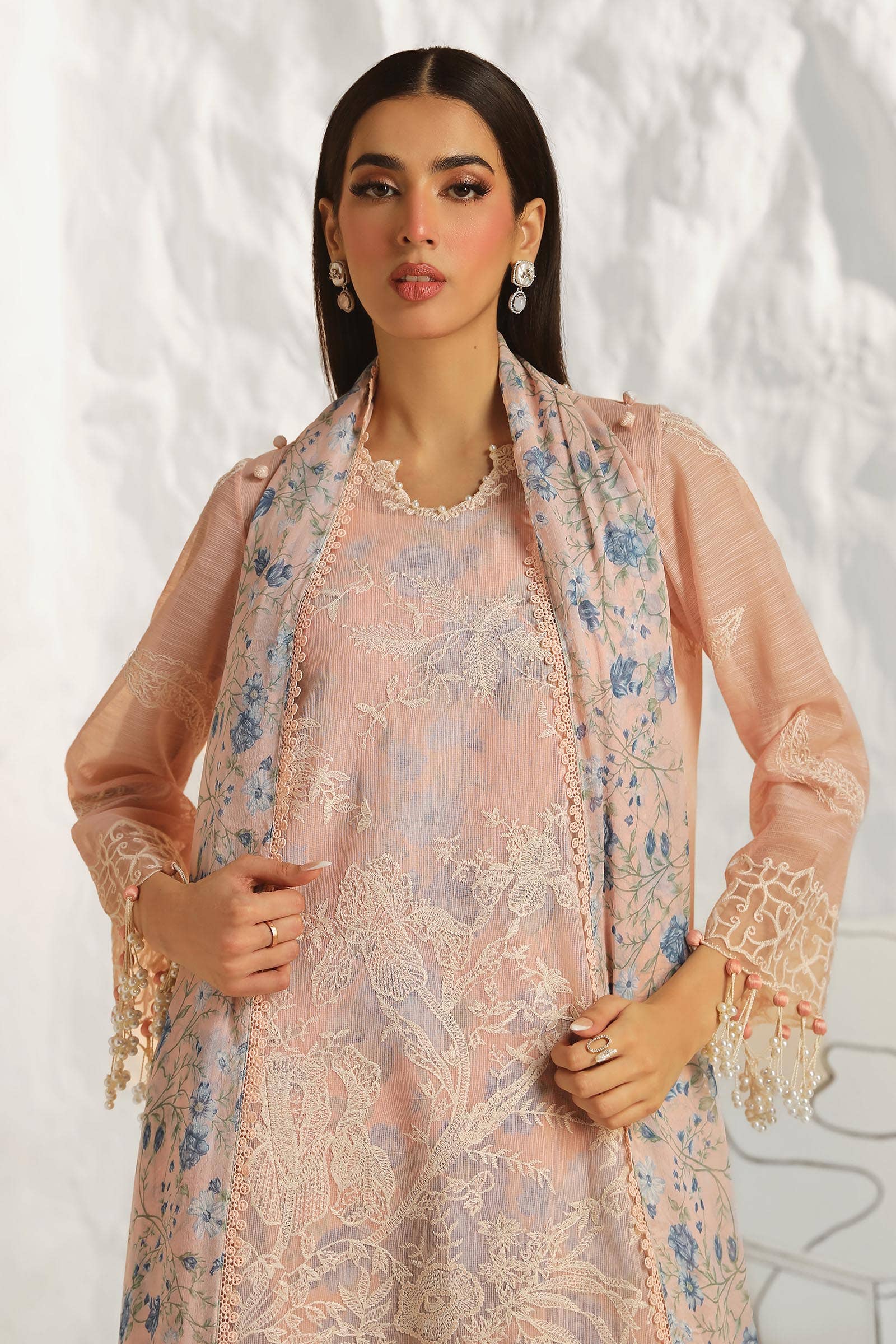 Sana Safinaz | Muzlin Summer 24 | 016B-CJ - Aqsa Fabrics