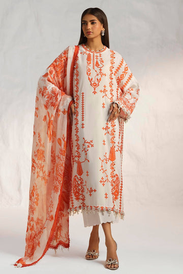 Sana Safinaz | Muzlin Summer 24 | 017B-CJ - Aqsa Fabrics