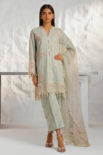 Sana Safinaz | Muzlin Summer 24 | 018A-CV - Aqsa Fabrics