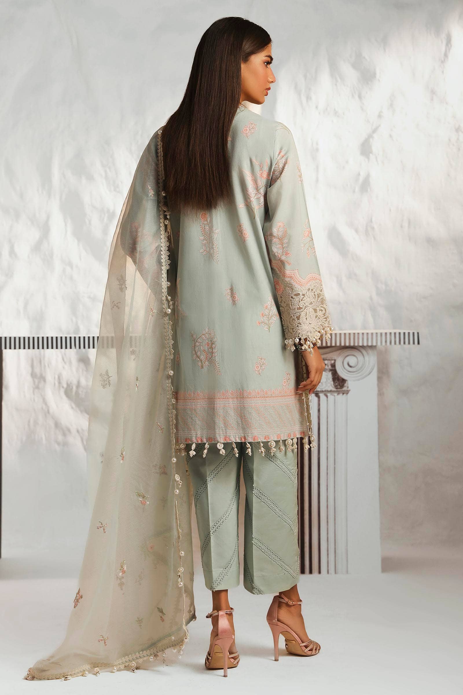 Sana Safinaz | Muzlin Summer 24 | 018A-CV - Aqsa Fabrics