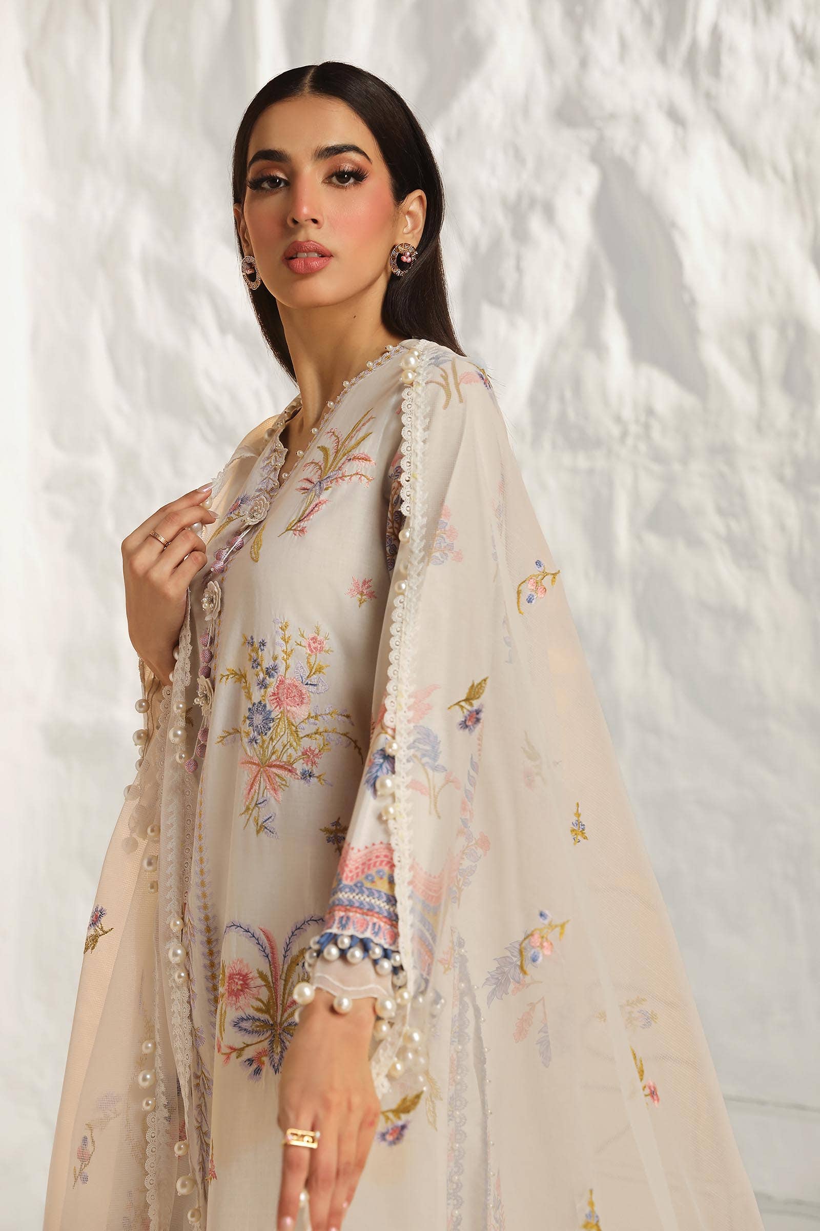 Sana Safinaz | Muzlin Summer 24 | 018B-CV - Aqsa Fabrics
