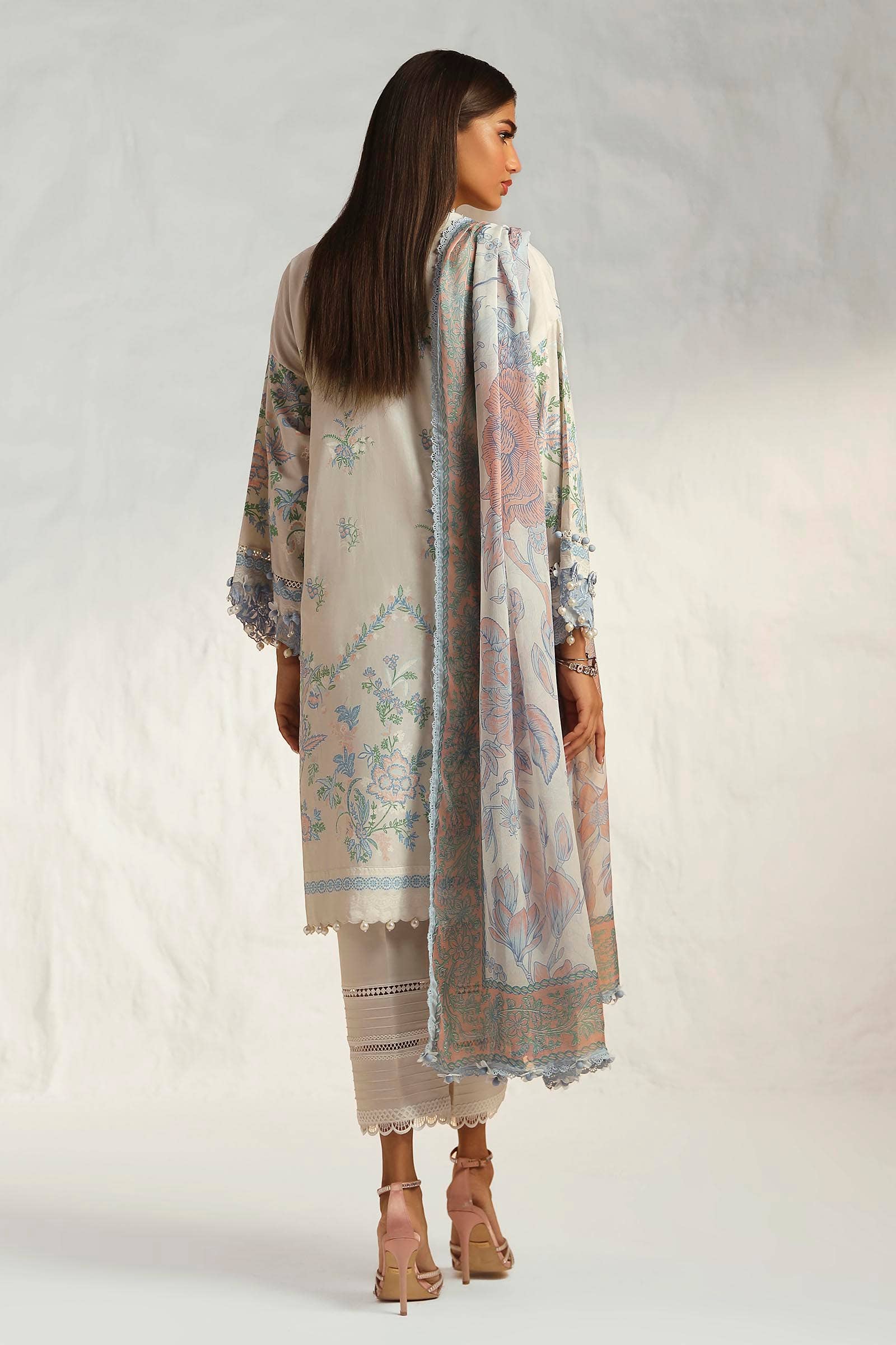 Sana Safinaz | Muzlin Summer 24 | 019A-CJ - Aqsa Fabrics