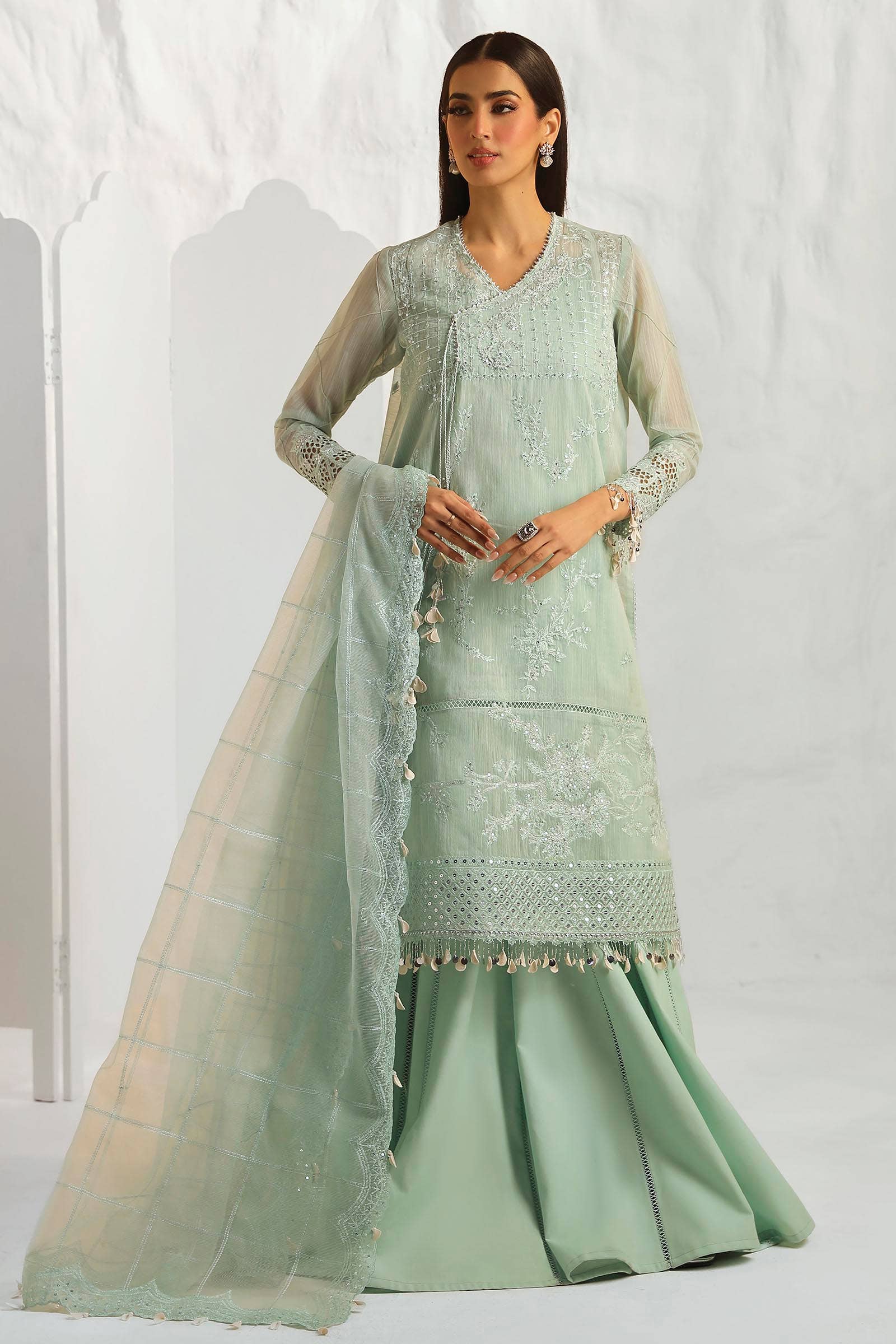 Sana Safinaz | Muzlin Summer 24 | 020B-CV - Aqsa Fabrics