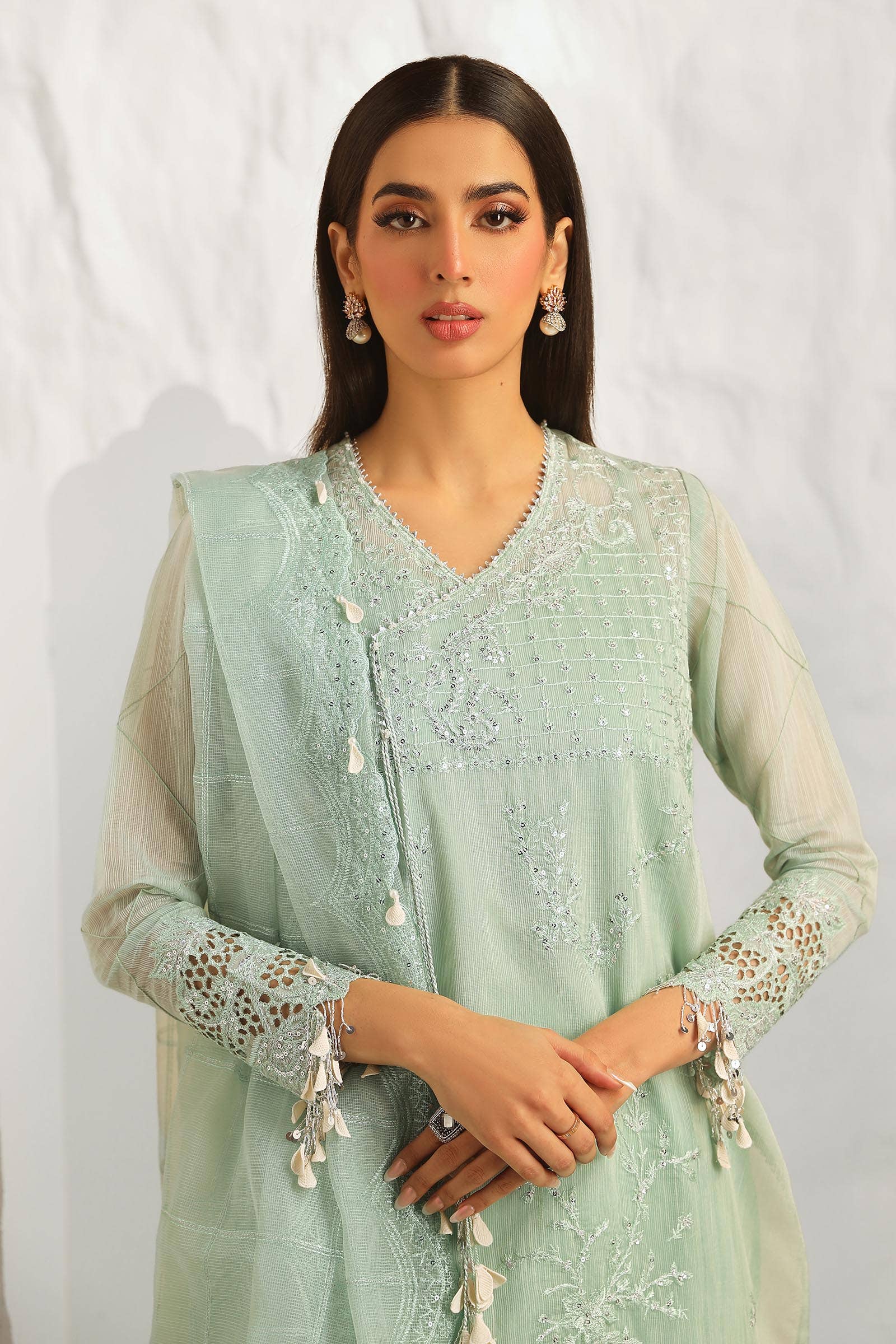Sana Safinaz | Muzlin Summer 24 | 020B-CV - Aqsa Fabrics