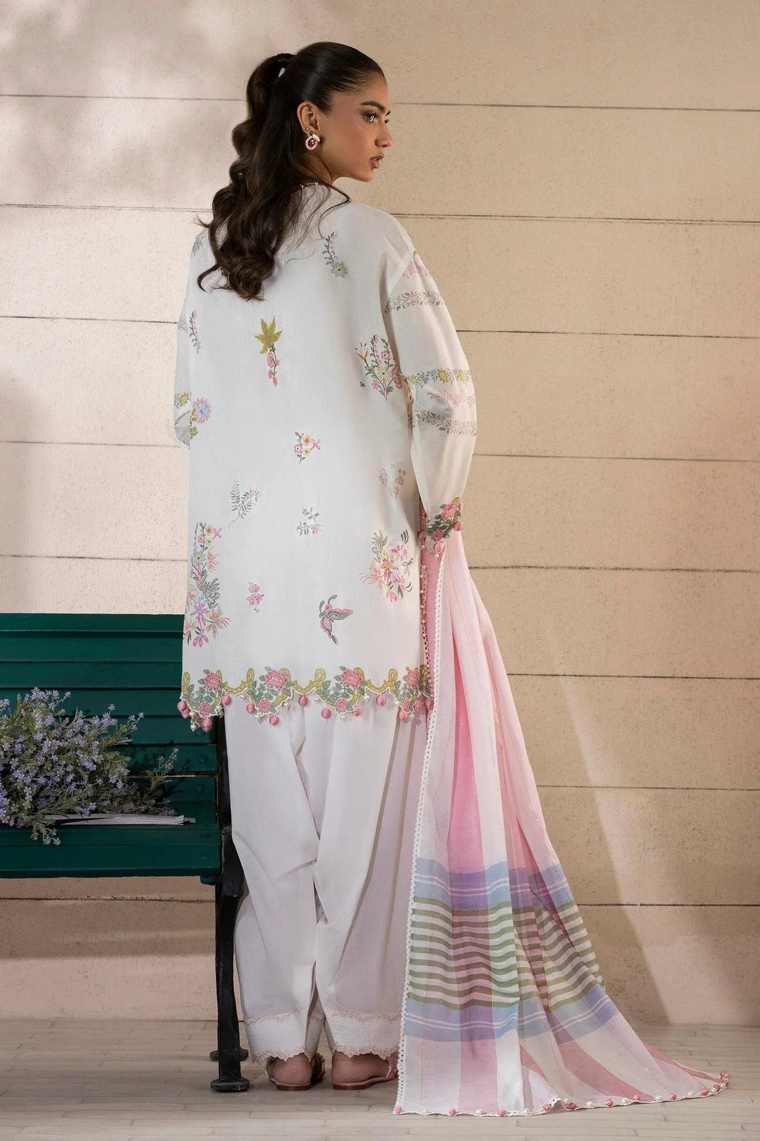 Sana Safinaz | Muzlin Spring 25 | M251-001A-3DG - Aqsa Fabrics