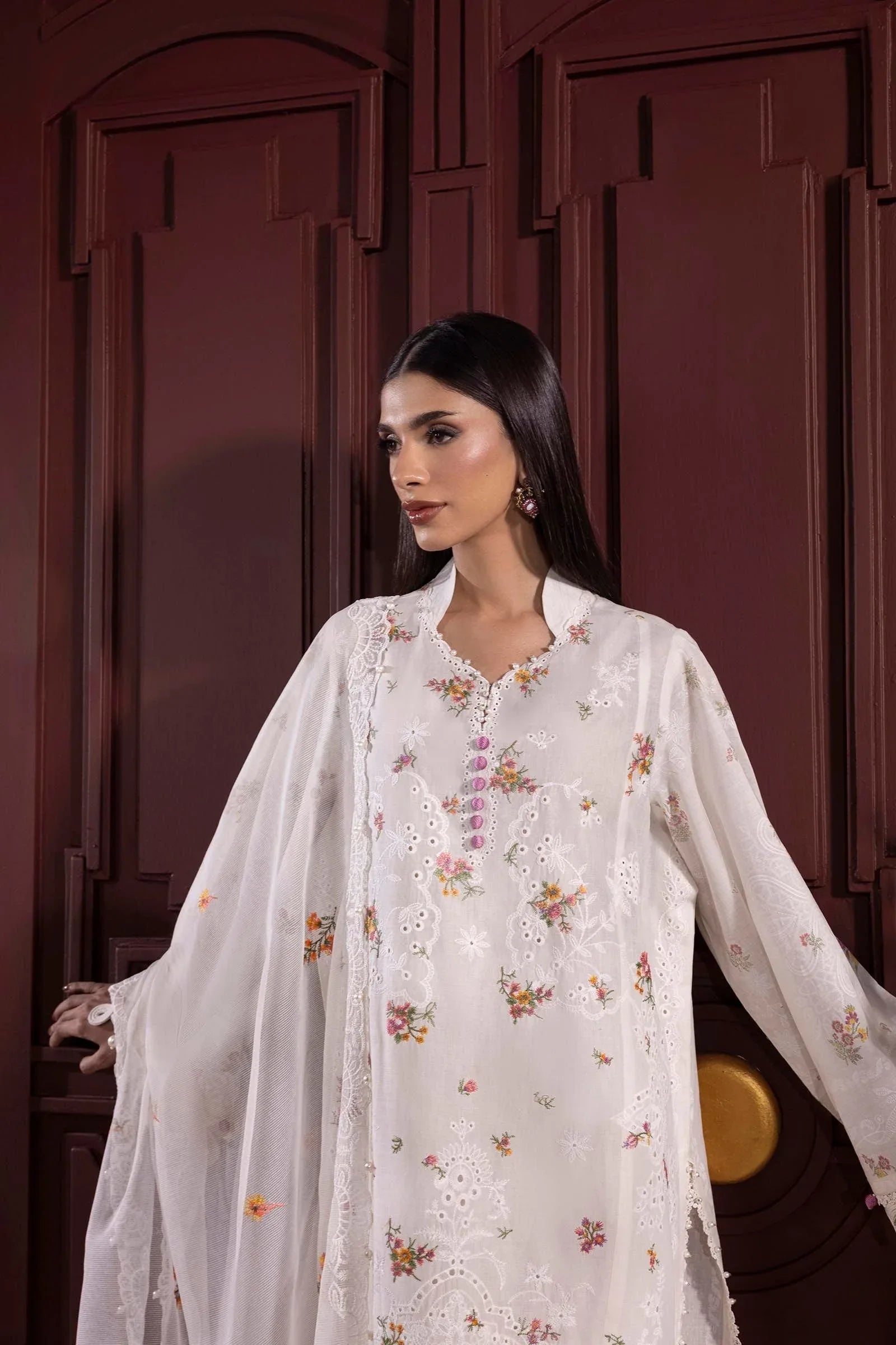 Sana Safinaz | Muzlin Spring 25 | M251-004A-3CT - Aqsa Fabrics