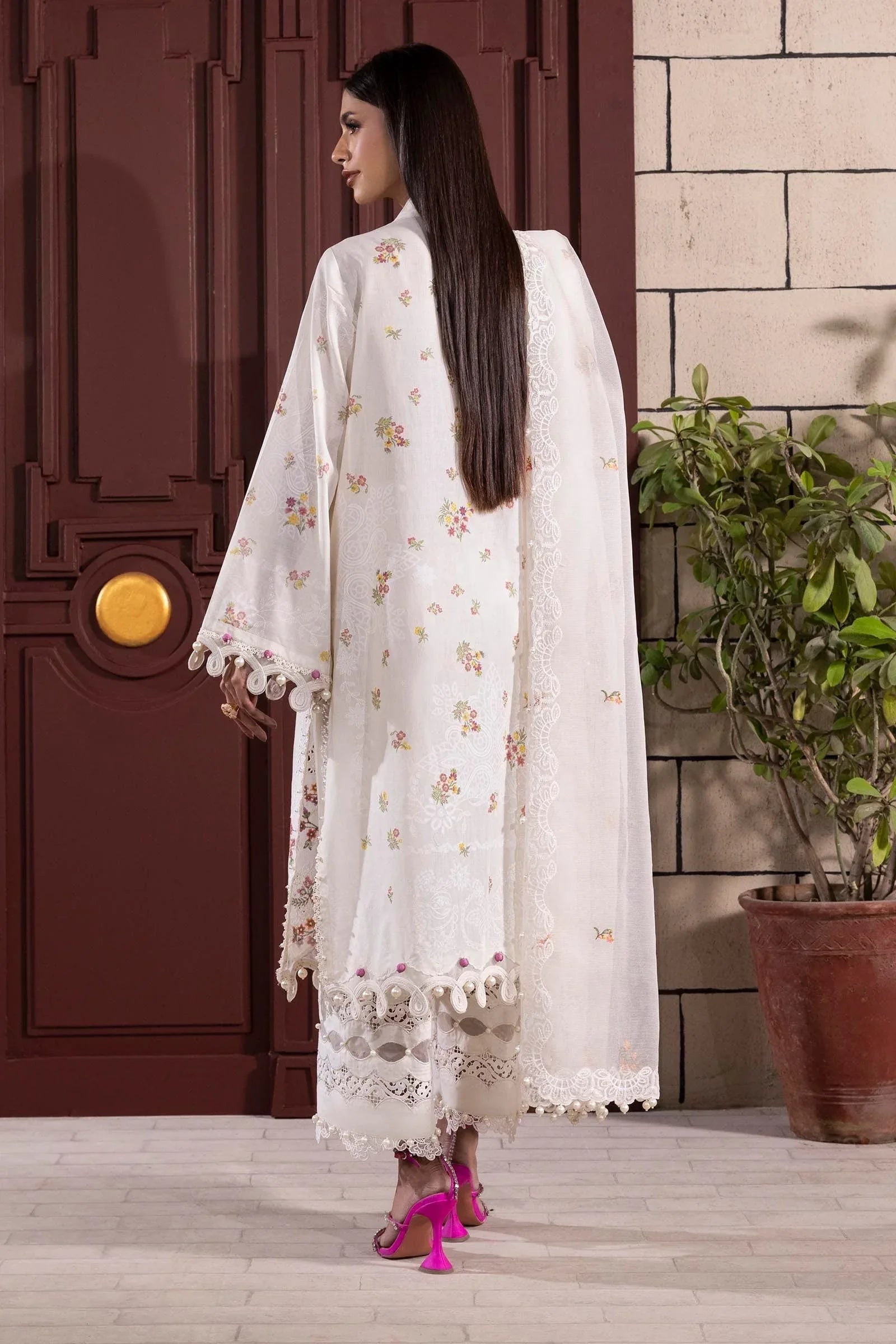 Sana Safinaz | Muzlin Spring 25 | M251-004A-3CT - Aqsa Fabrics