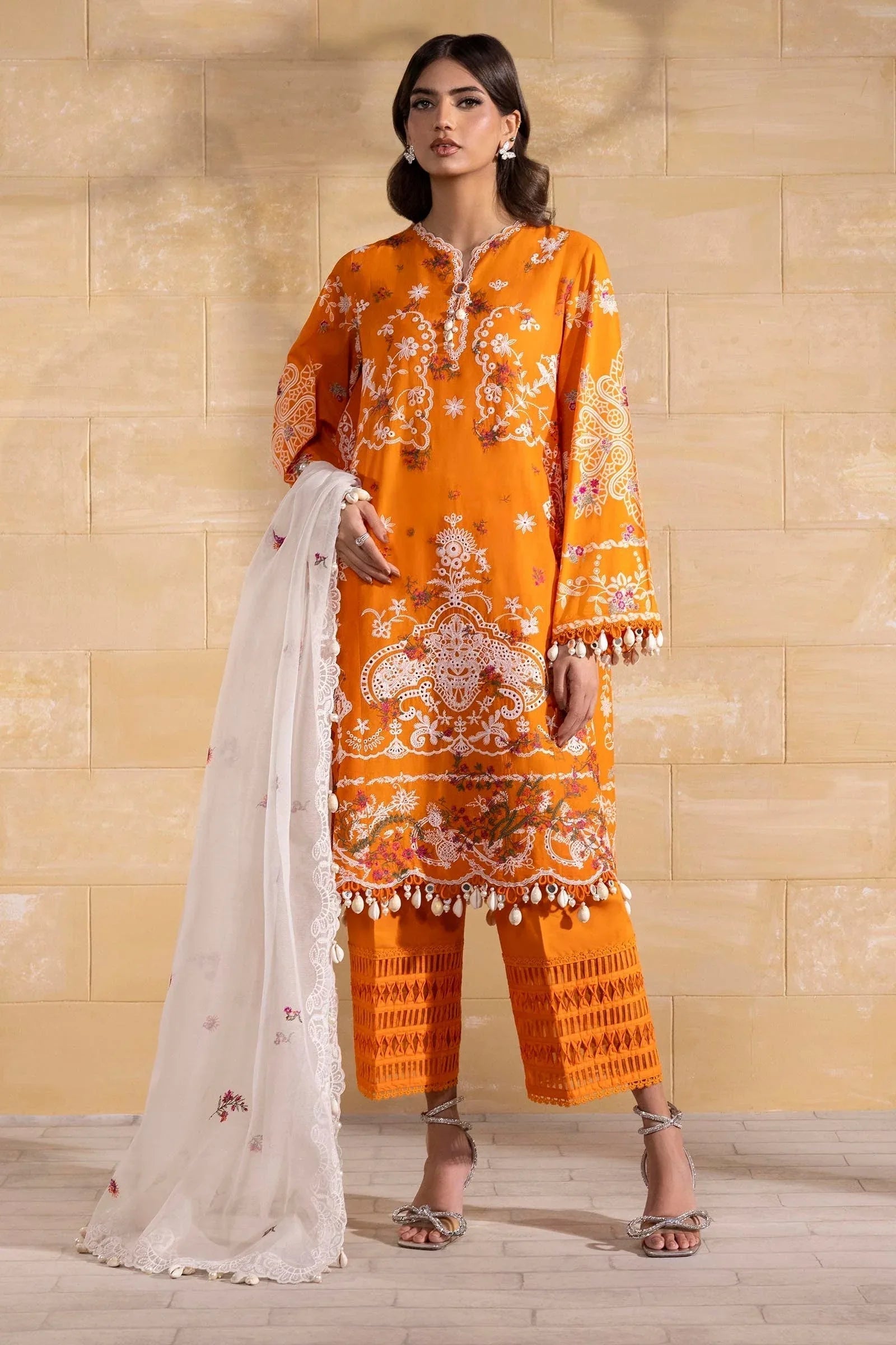 Sana Safinaz | Muzlin Spring 25 | M251-004B-3CT - Aqsa Fabrics