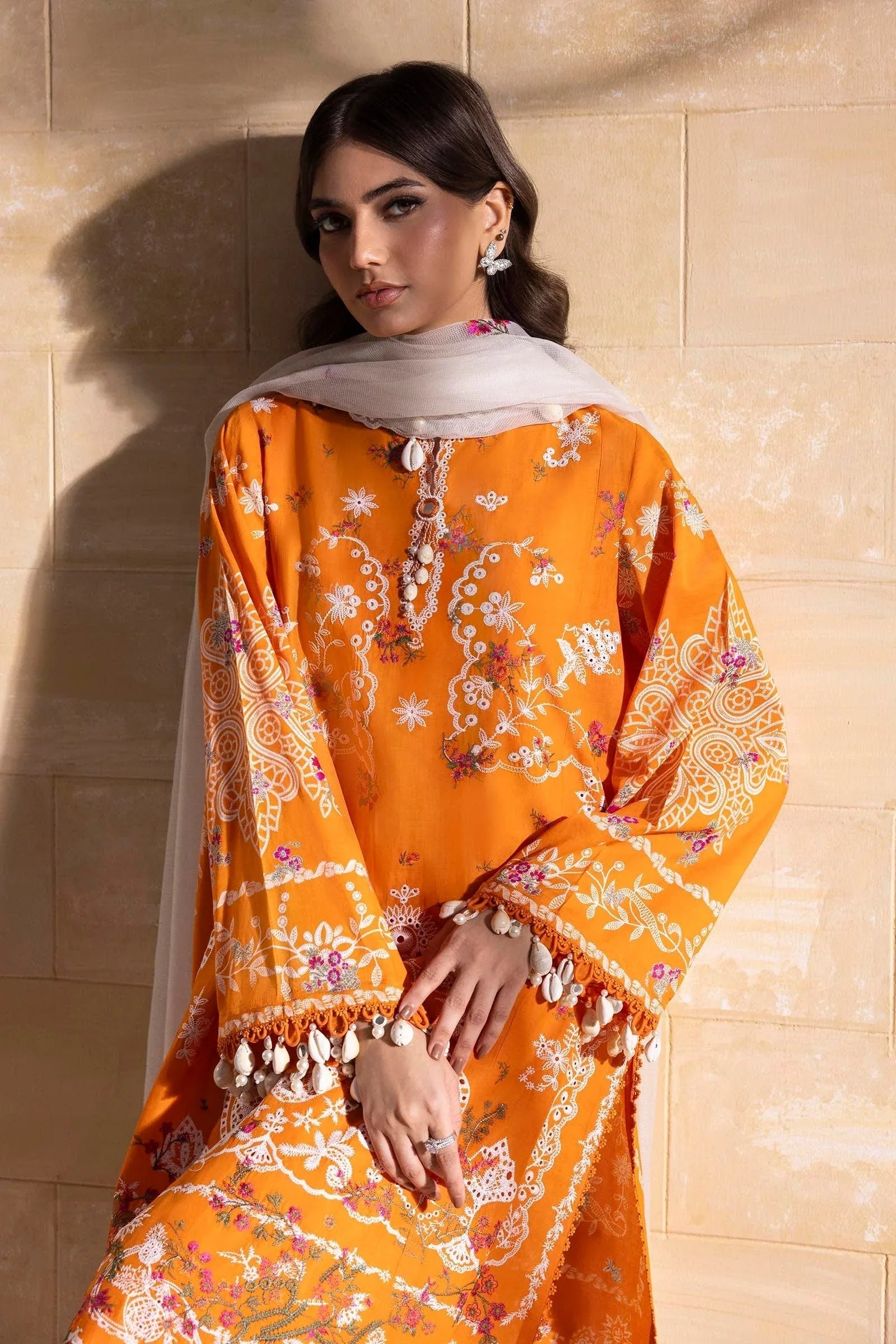 Sana Safinaz | Muzlin Spring 25 | M251-004B-3CT - Aqsa Fabrics