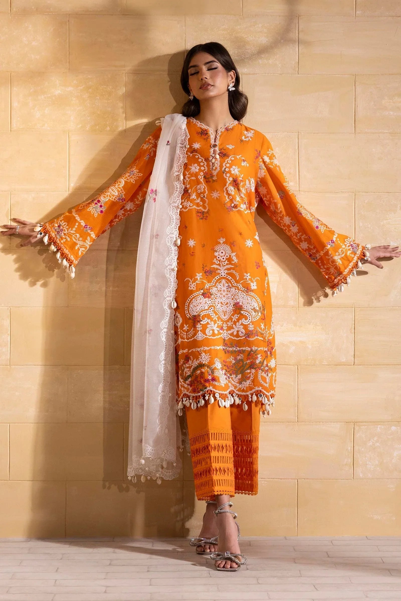 Sana Safinaz | Muzlin Spring 25 | M251-004B-3CT - Aqsa Fabrics