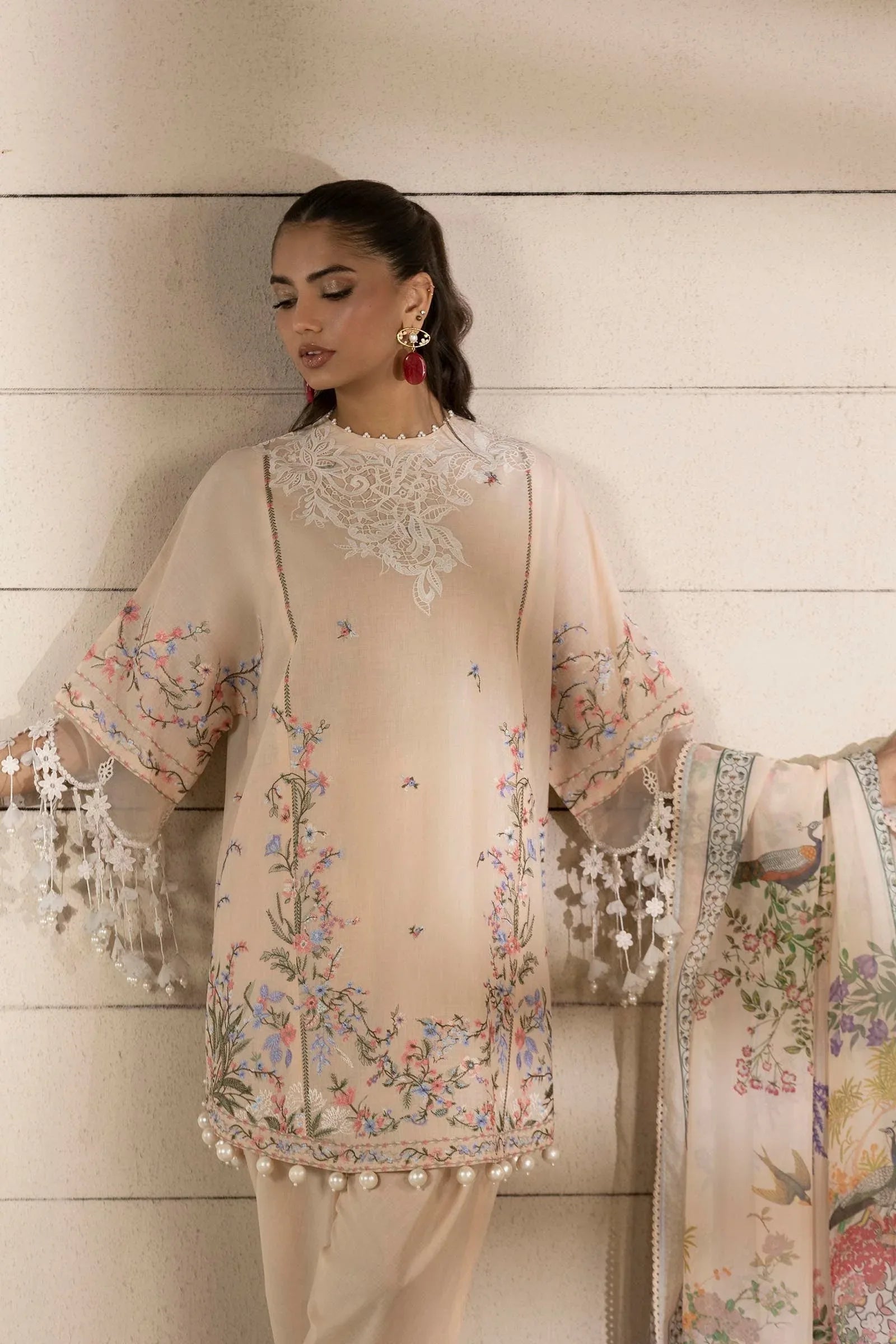 Sana Safinaz | Muzlin Spring 25 | M251-005B-3CL - Aqsa Fabrics