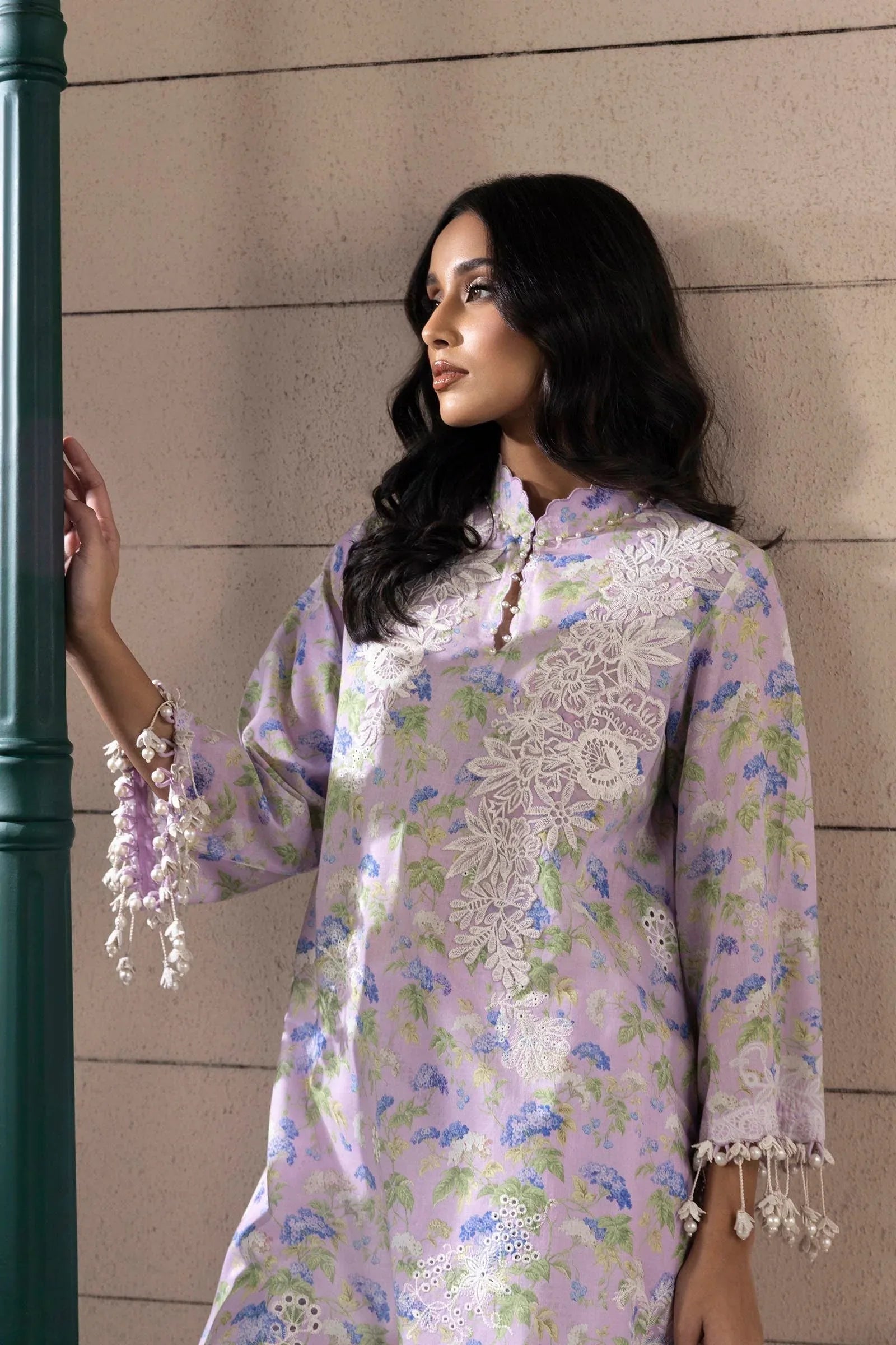 Sana Safinaz | Muzlin Spring 25 | M251-006A-3CI - Aqsa Fabrics