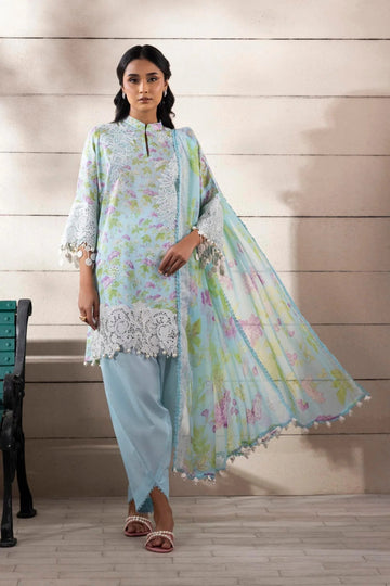 Sana Safinaz | Muzlin Spring 25 | M251-006B-3CI - Aqsa Fabrics