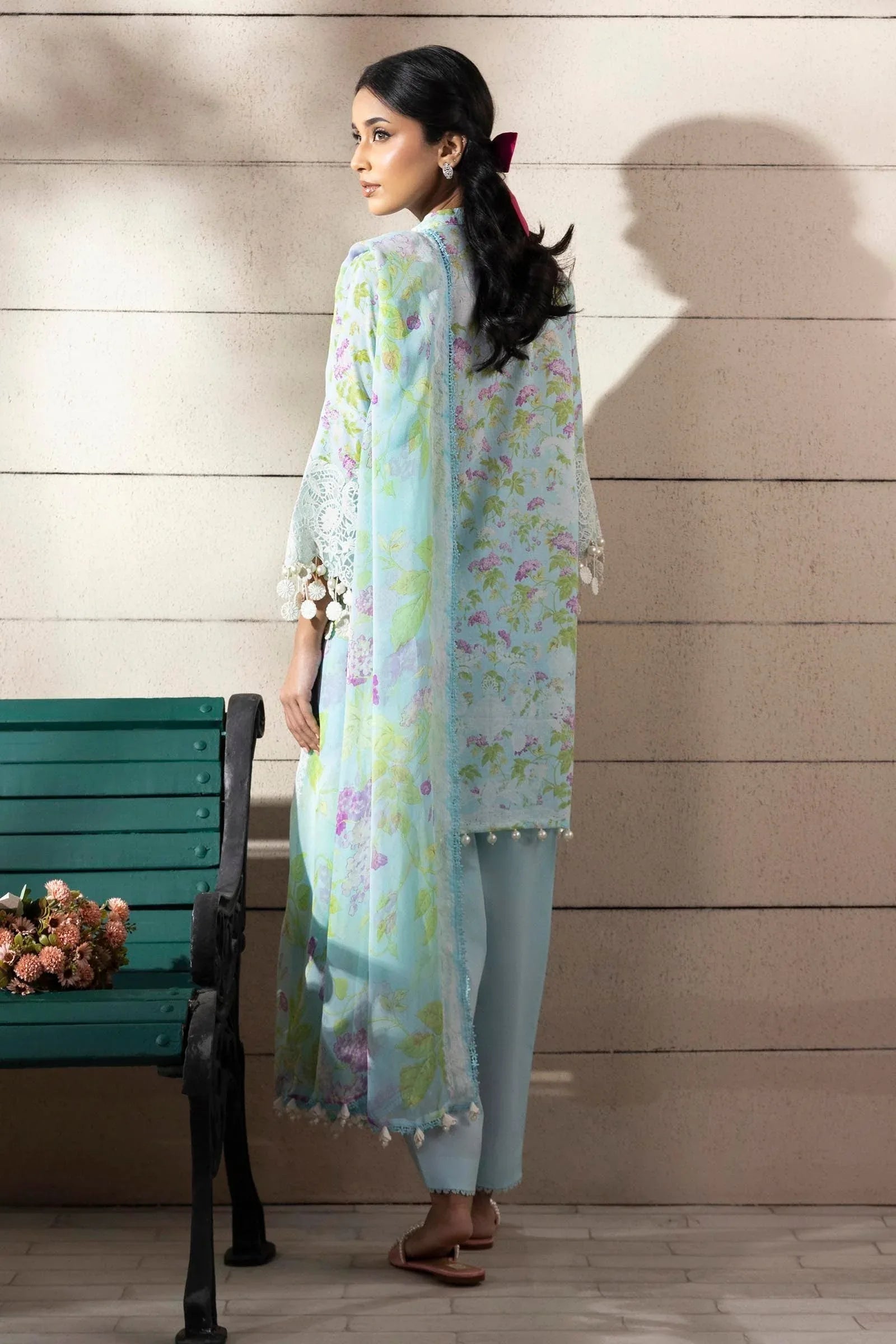 Sana Safinaz | Muzlin Spring 25 | M251-006B-3CI - Aqsa Fabrics