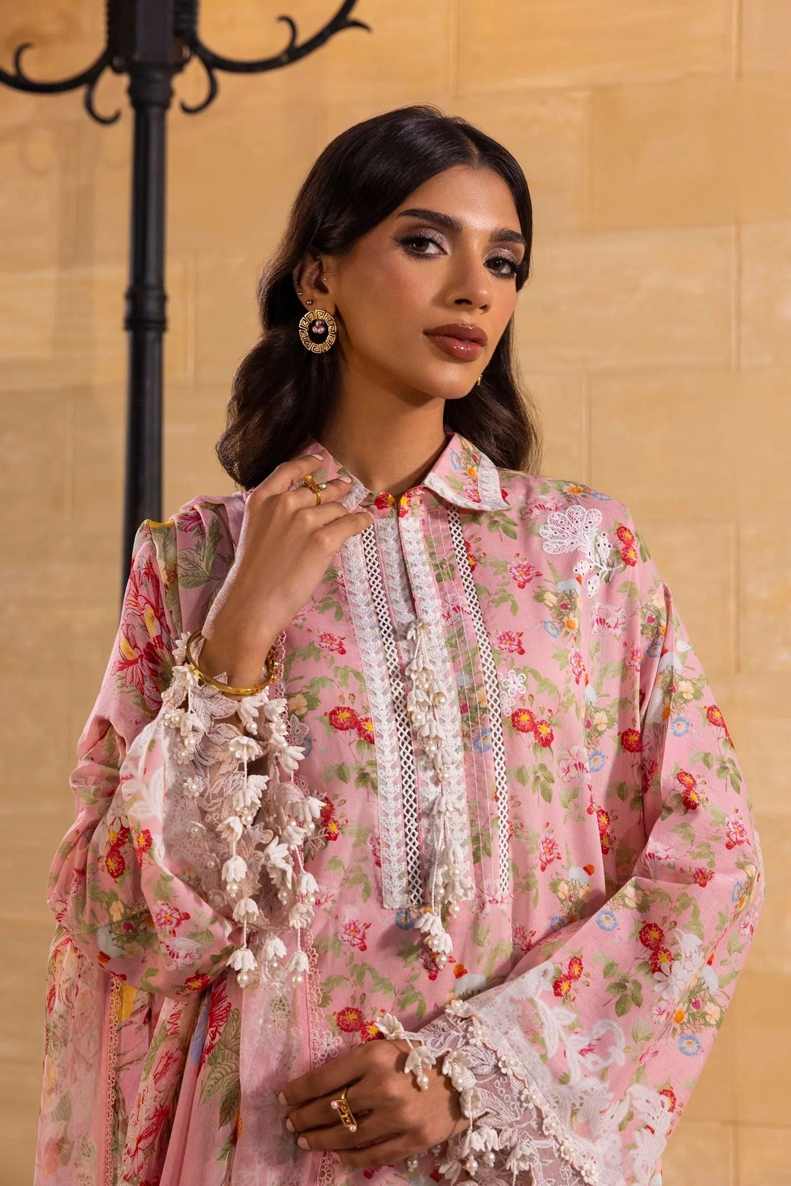 Sana Safinaz | Muzlin Spring 25 | M251-007A-3CI - Aqsa Fabrics