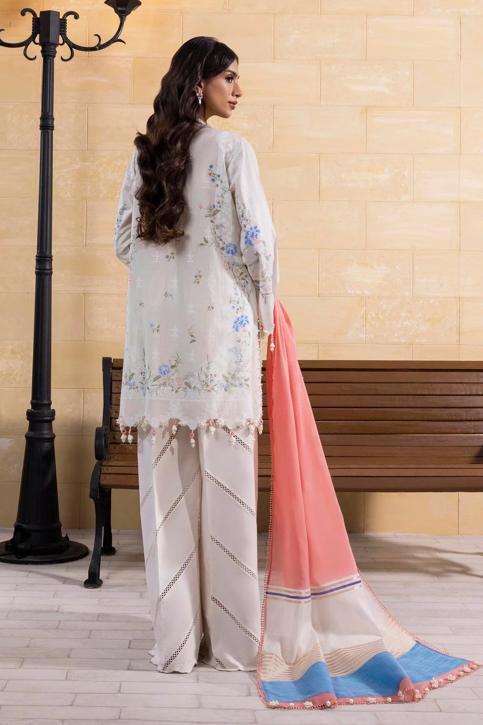 Sana Safinaz | Muzlin Spring | M251-008B-3DG - Aqsa Fabrics