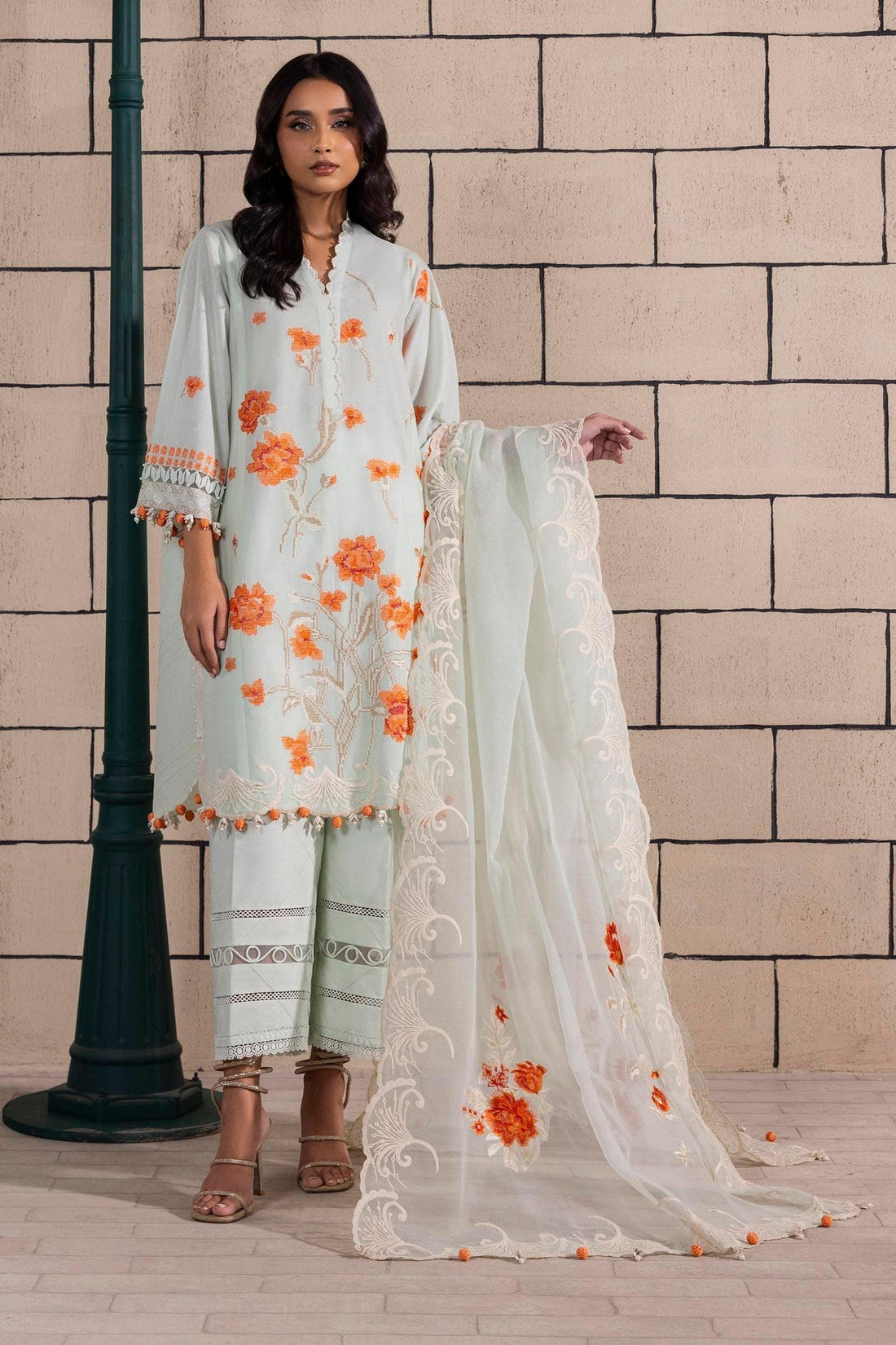 Sana Safinaz | Muzlin Spring 25 | M251-010A-3CS - Aqsa Fabrics