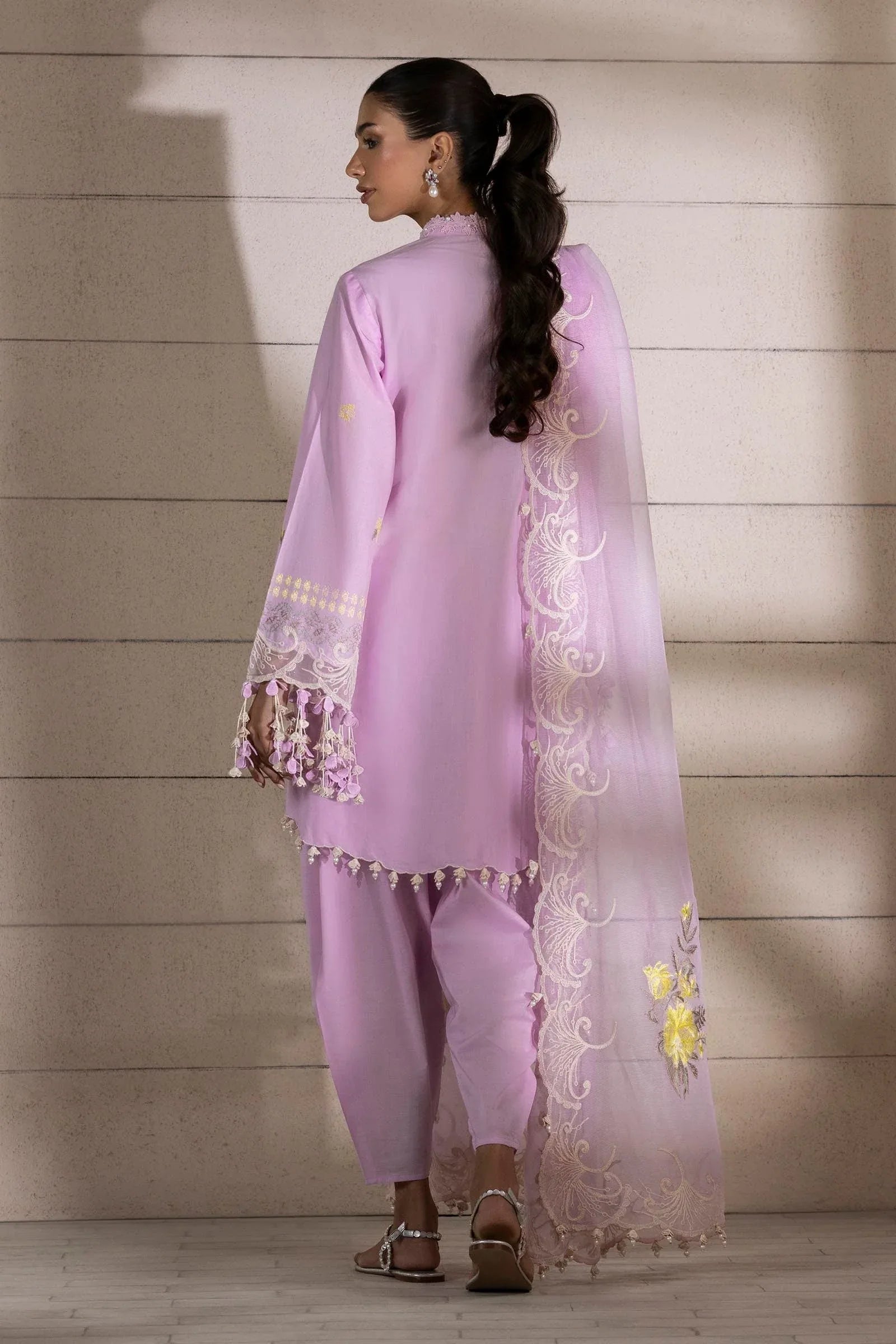 Sana Safinaz | Muzlin Spring 25 | M251-010B-3CS - Aqsa Fabrics
