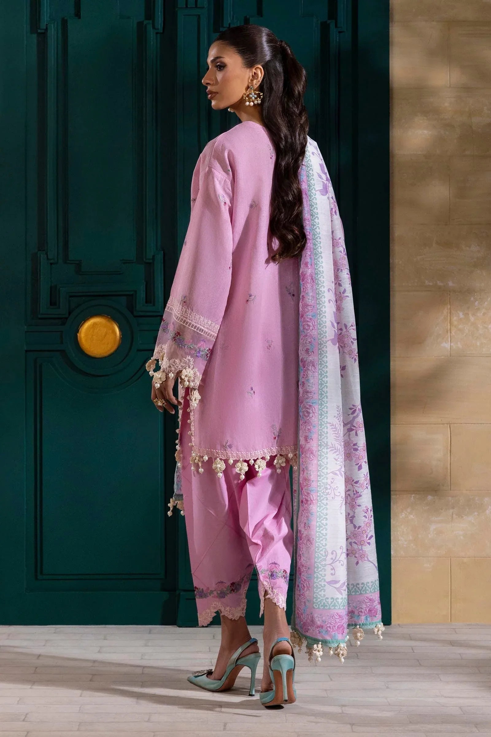 Sana Safinaz | Muzlin Spring 25 | M251-011A-3CV - Aqsa Fabrics
