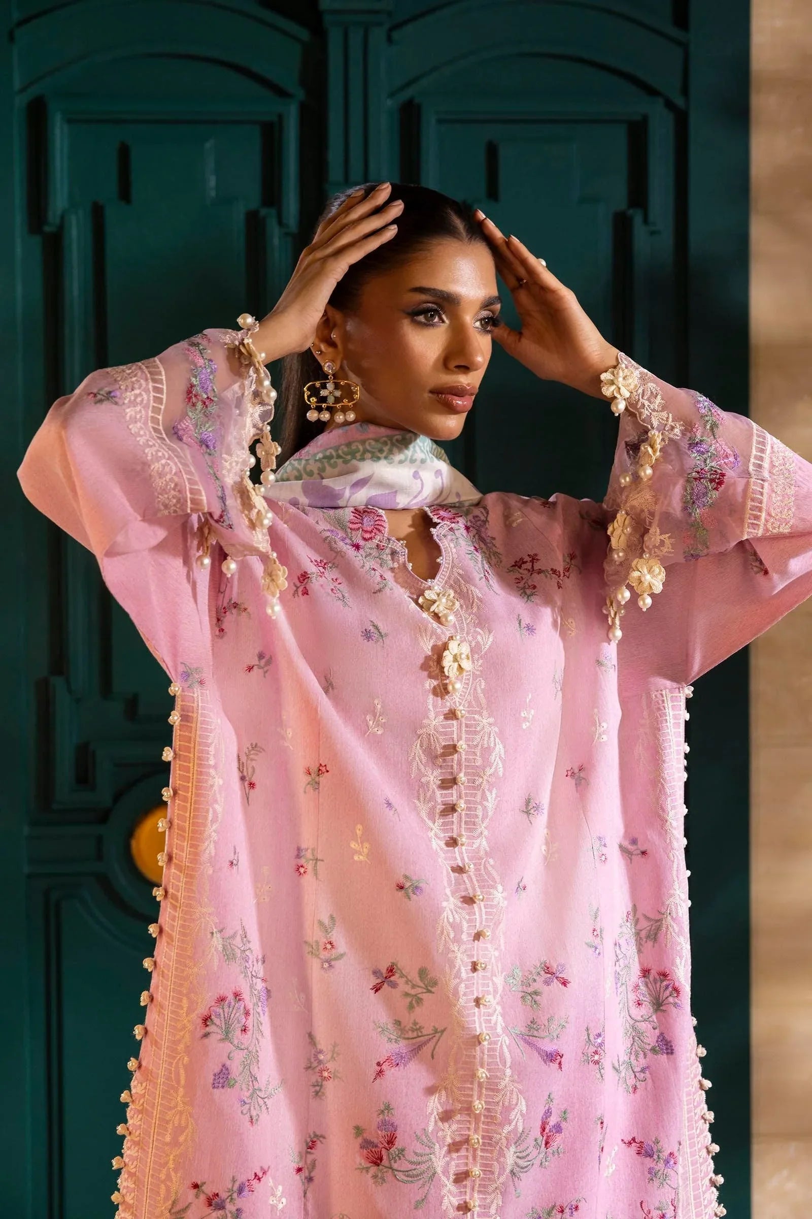 Sana Safinaz | Muzlin Spring 25 | M251-011A-3CV - Aqsa Fabrics