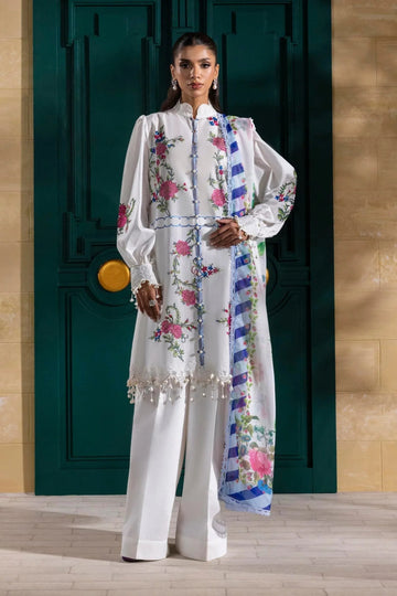 Sana Safinaz | Muzlin Spring 25 | M251-013A-3CL - Aqsa Fabrics