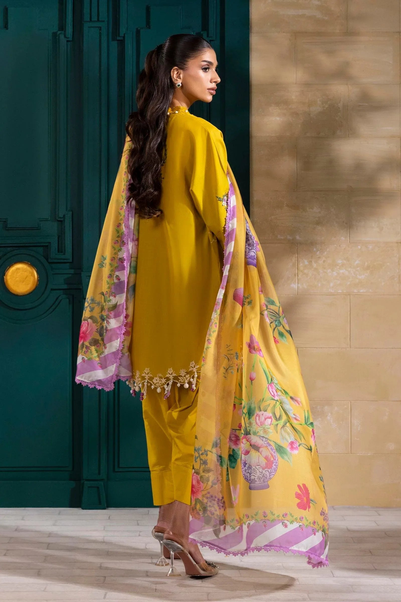 Sana Safinaz | Muzlin Spring 25 | M251-013B-3CL - Aqsa Fabrics