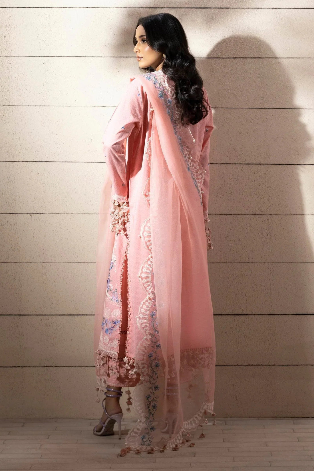 Sana Safinaz | Muzlin Spring 25 | M251-014B-3CT - Aqsa Fabrics