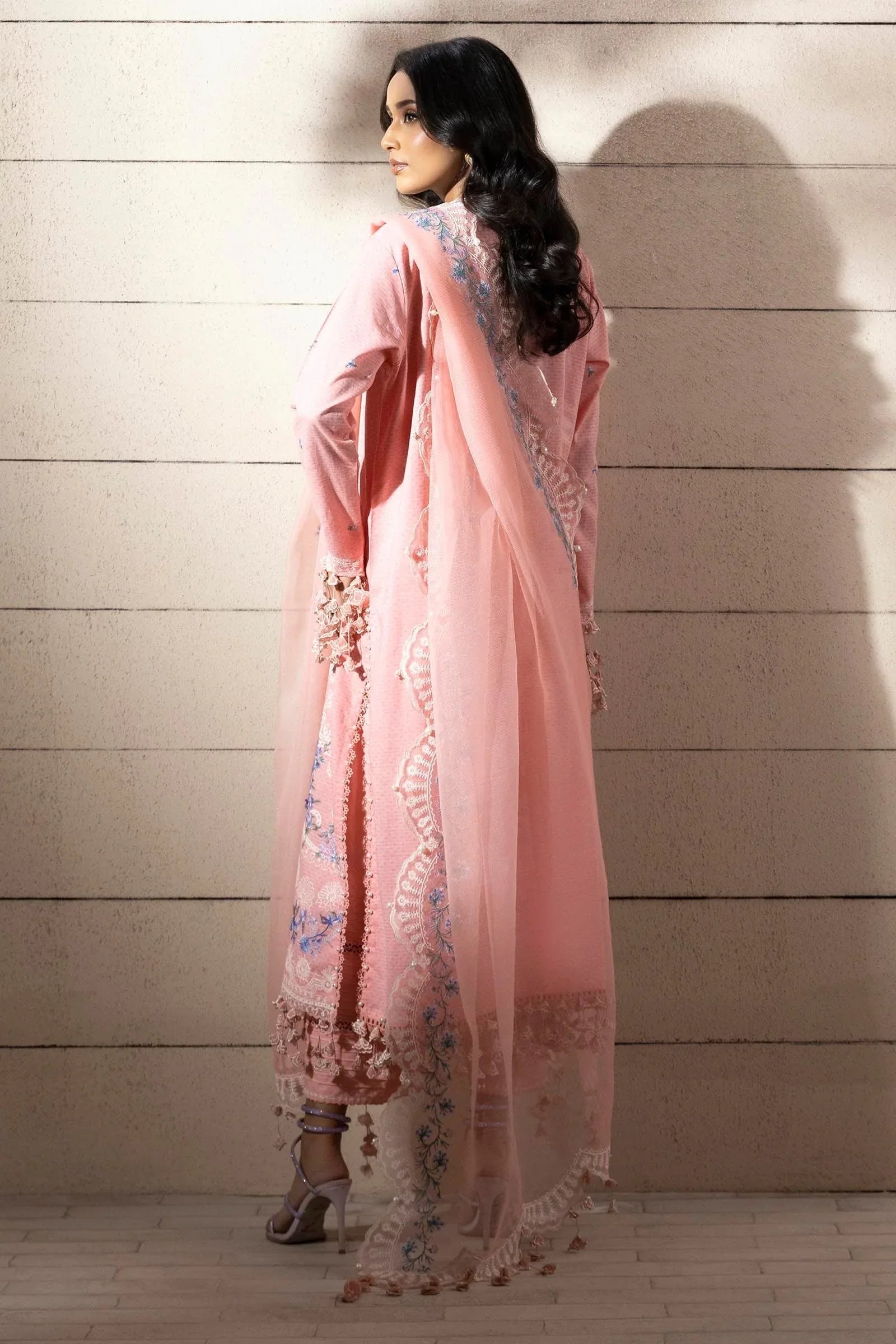 Sana Safinaz | Muzlin Spring 25 | M251-014B-3CT - Aqsa Fabrics