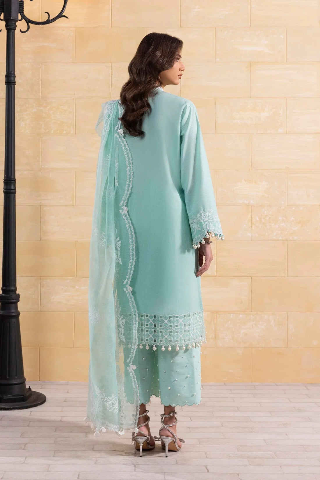 Sana Safinaz | Muzlin Spring 25 | M251-015B-3CT - Aqsa Fabrics