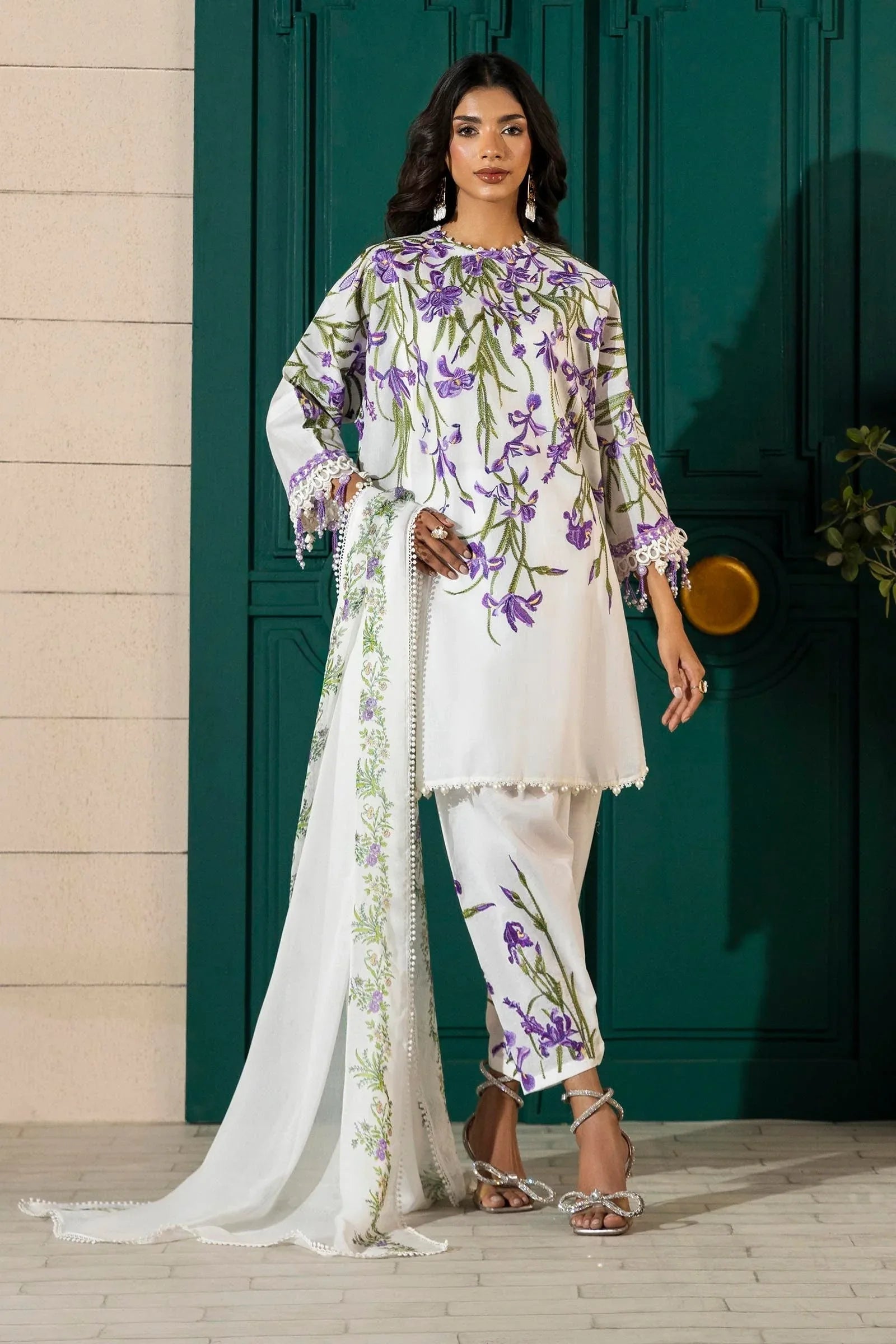 Sana Safinaz | Muzlin Spring 25 | M251-017A-3CJ - Aqsa Fabrics