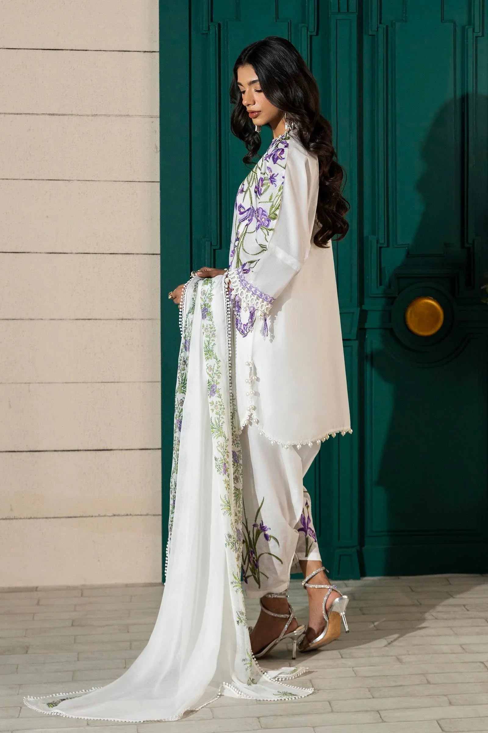 Sana Safinaz | Muzlin Spring 25 | M251-017A-3CJ - Aqsa Fabrics