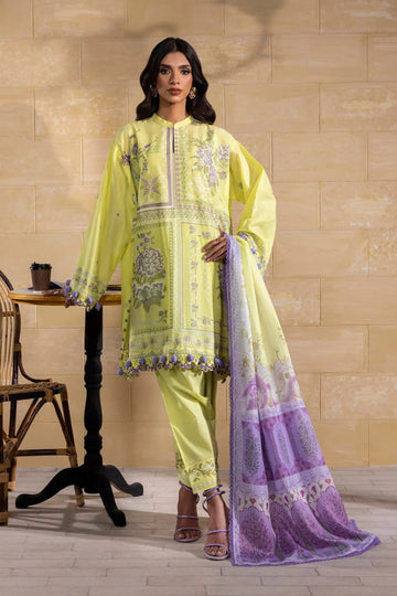 Sana Safinaz | Muzlin Spring 25 | M251-018B-3CT - Aqsa Fabrics