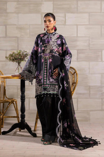 Sana Safinaz | Muzlin Spring 25 | M251-019B-3CS - Aqsa Fabrics