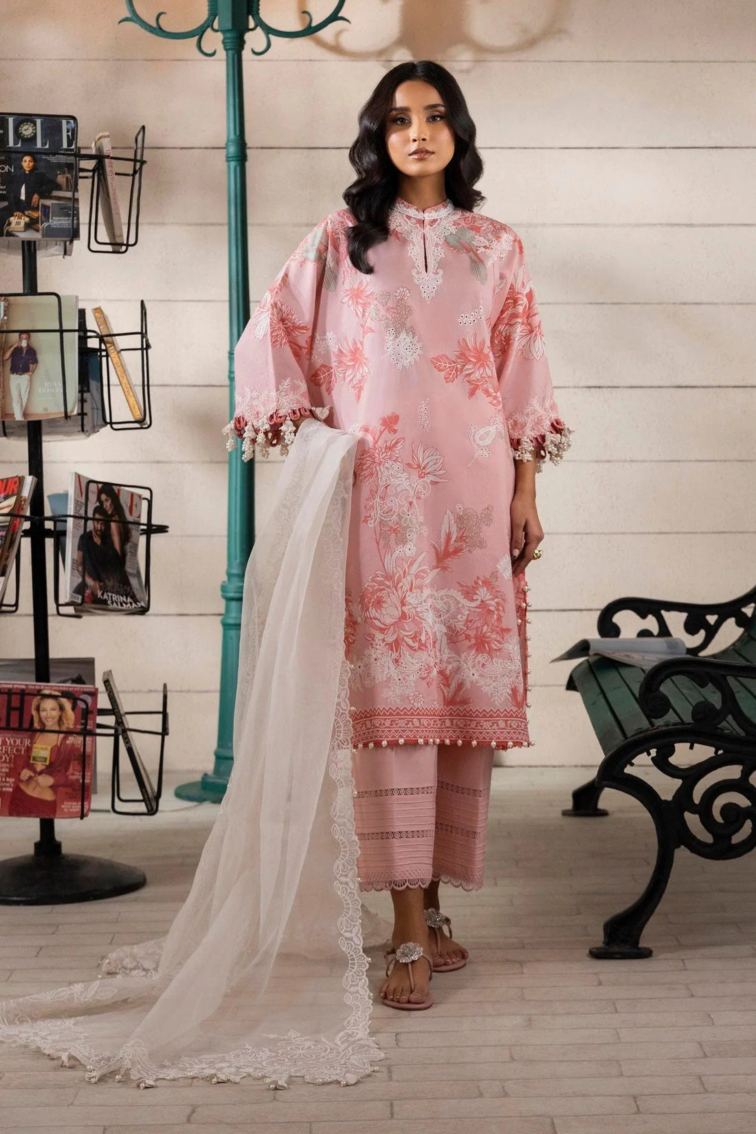 Sana Safinaz | Muzlin Spring 25 | M251-020A-3CS - Aqsa Fabrics
