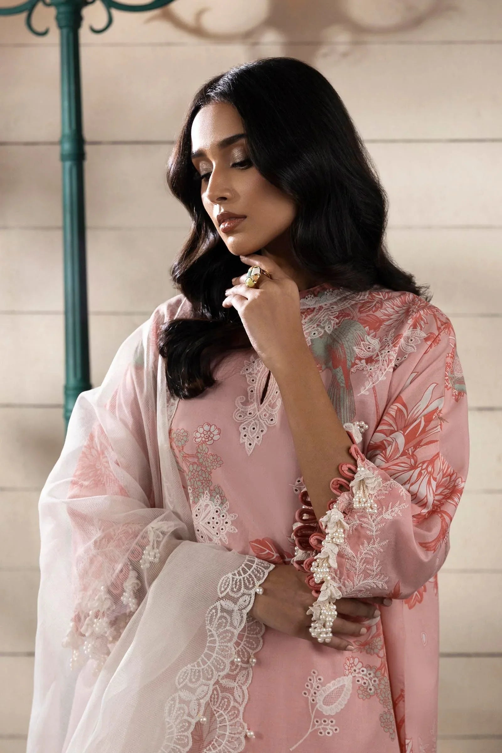 Sana Safinaz | Muzlin Spring 25 | M251-020A-3CS - Aqsa Fabrics