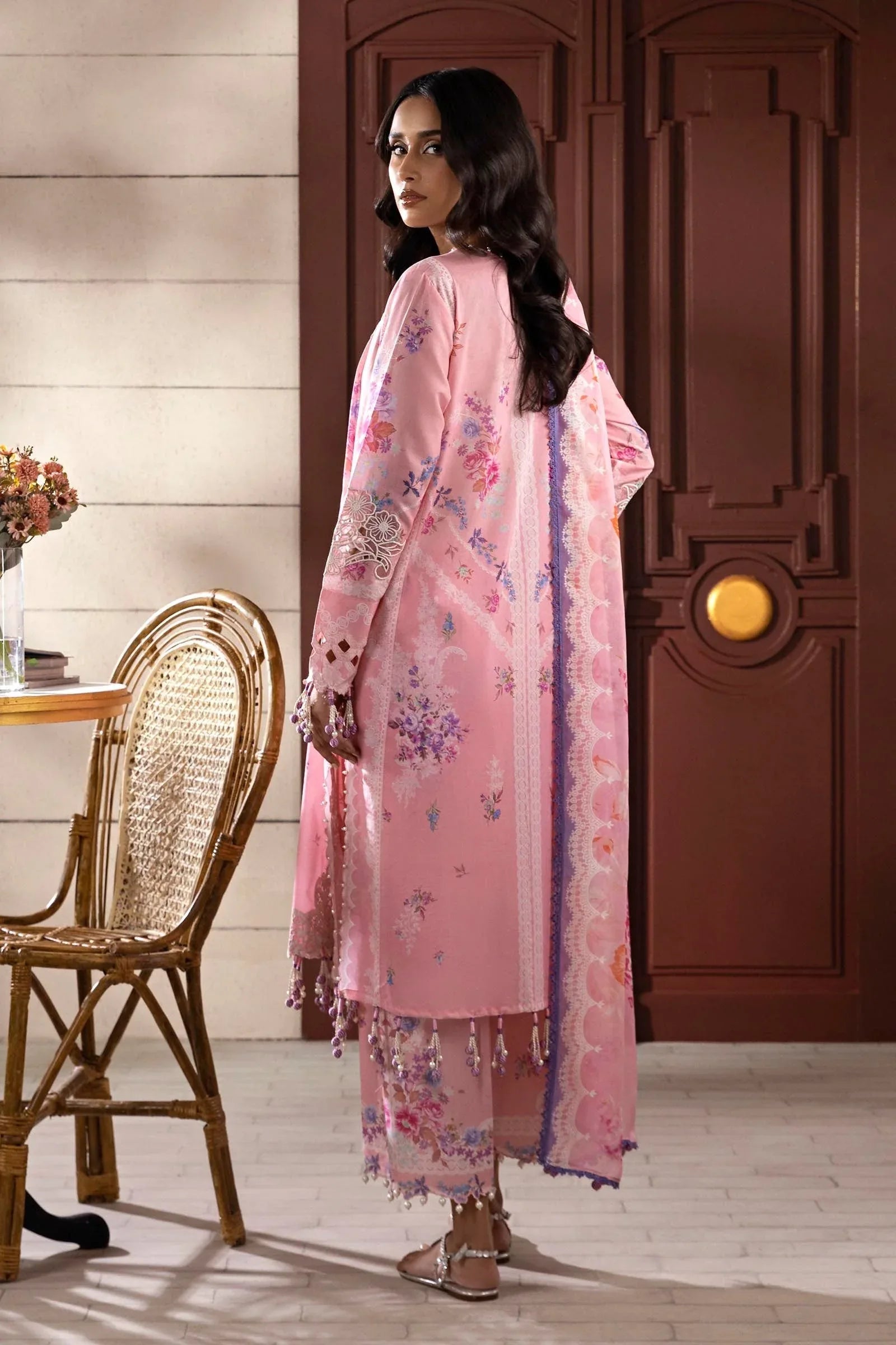 Sana Safinaz | Muzlin Spring 25 | M251-021A-3CI - Aqsa Fabrics