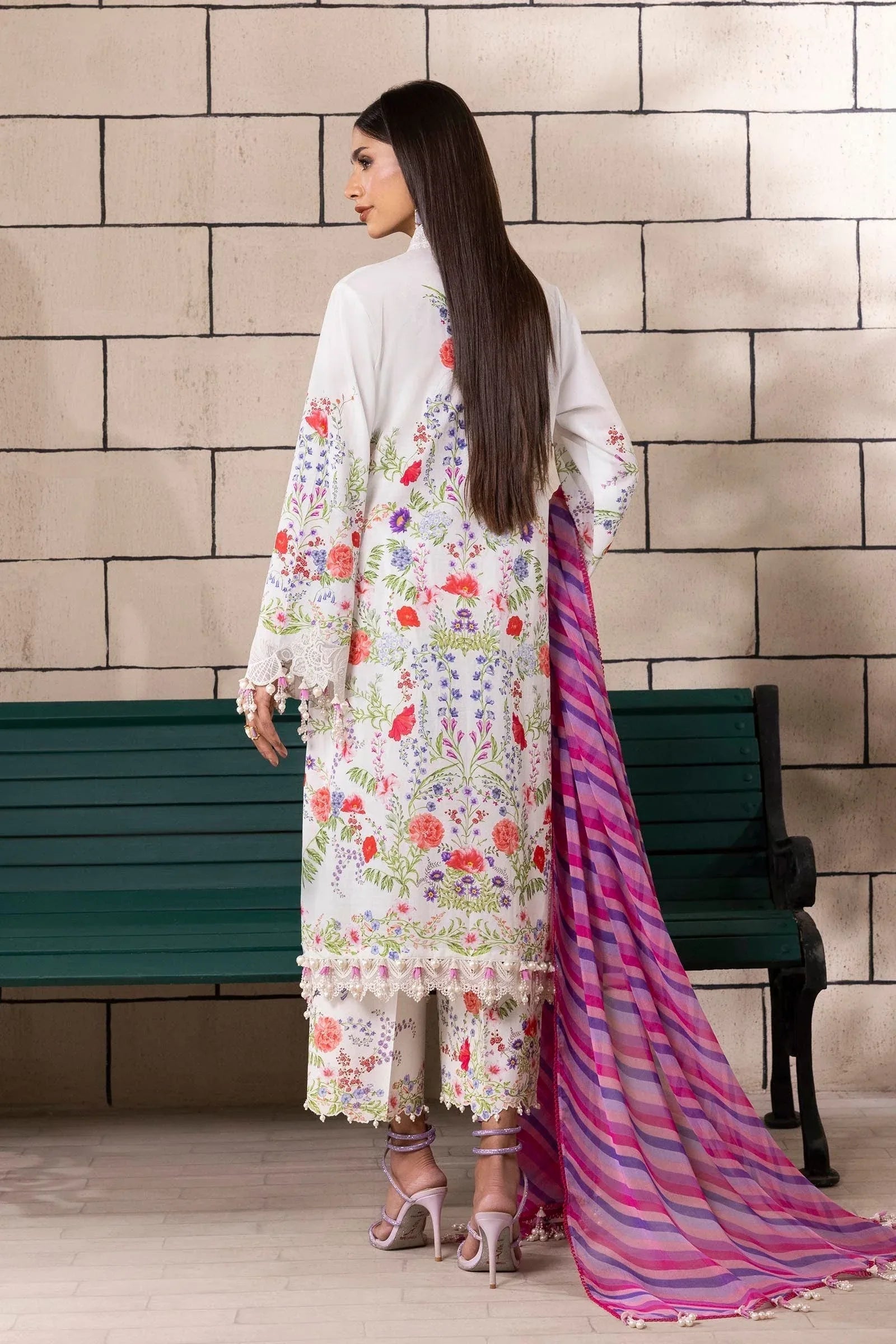 Sana Safinaz | Muzlin Spring 25 | M251-024A-3CI - Aqsa Fabrics