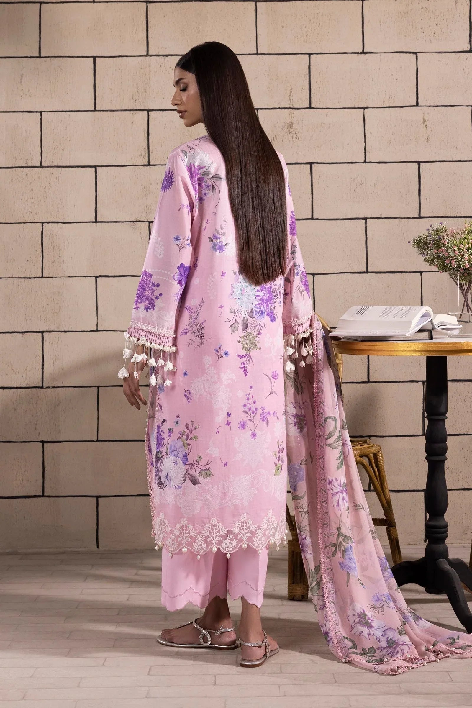Sana Safinaz | Muzlin Spring 25 | M251-025A-3CJ - Aqsa Fabrics